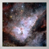 Carina Nebula Composite 40x40 (28x28) ポスター (正面)