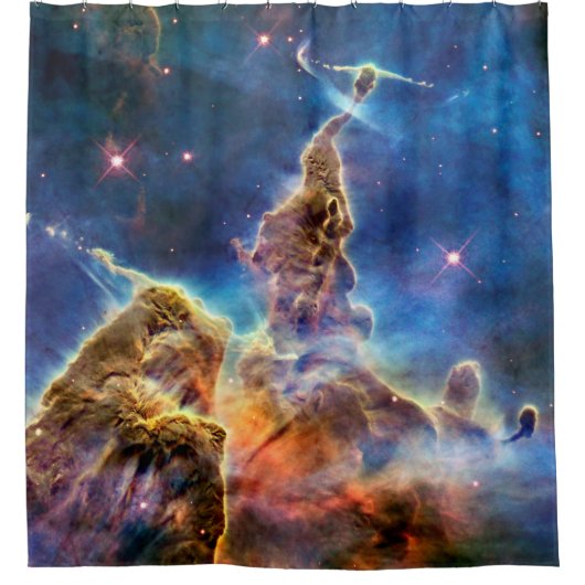 Carina Nebula Mystic Mountain Outer Space写真 シャワーカーテン (正面)