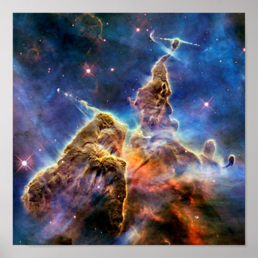 Carina Nebula Mystic Mountain Outer Space写真 ポスター (正面)
