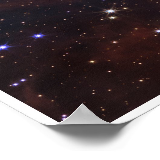 Carina Nebula (NIRCam Image) Full Size ポスター (角)