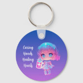 Caring Hands, Healing Hearts Key Ring キーホルダー (正面)
