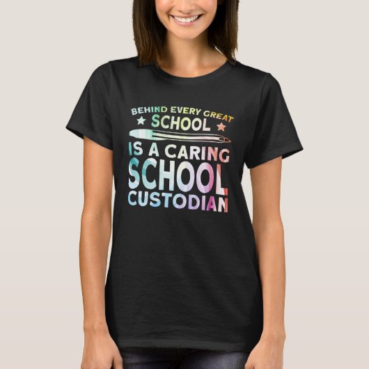 Caring School Custodian Tシャツ (正面)