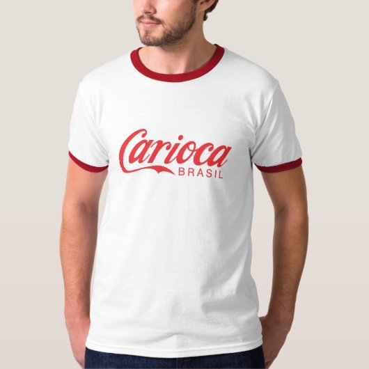 Cariocaの赤 Tシャツ (正面)