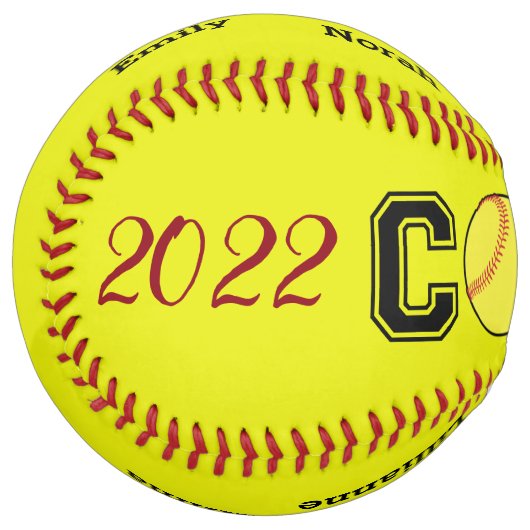Carissa - Custom softball (needs coach name added) ソフトボール (正面左)