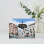 Caritasの健康な噴水コペンハーゲンデンマーク ポストカード (スタンド正面)