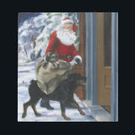 Carl救済's Santa Claus from<Carl's Christmas>b ノートパッド<br><div class="desc">ImageID: AAAJX001060 / Alexandra Day / CORBIS / Carl's Santa Claus 救済 from<_carl27_s christmas="">by Alexandra Day /</_carl27_s></div>