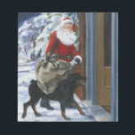Carl救済's Santa Claus from<Carl's Christmas>b ノートパッド<br><div class="desc">ImageID: AAAJX001060 / Alexandra Day / CORBIS / Carl's Santa Claus 救済 from<_carl27_s christmas="">by Alexandra Day /</_carl27_s></div>
