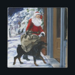 Carl救済's Santa Claus from<Carl's Christmas>b マグネット<br><div class="desc">ImageID: AAAJX001060 / Alexandra Day / CORBIS / Carl's Santa Claus 救済 from<_carl27_s christmas="">by Alexandra Day /</_carl27_s></div>
