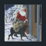 Carl救済's Santa Claus from<Carl's Christmas>b マグネット<br><div class="desc">ImageID: AAAJX001060 / Alexandra Day / CORBIS / Carl's Santa Claus 救済 from<_carl27_s christmas="">by Alexandra Day /</_carl27_s></div>
