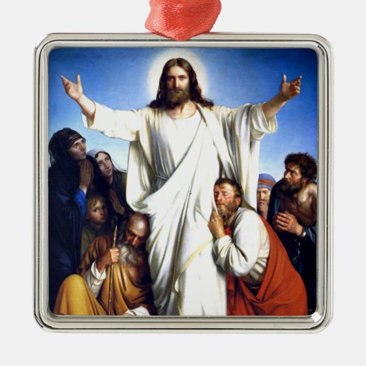 Carl Bloch artwork, Christus Consolator メタルオーナメント (正面)