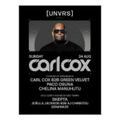 Carl Cox - Event - [UNVRS] Poster ポスター (正面)