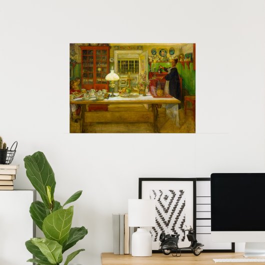 Carl Larssonによるゲームの準備 ポスター (ホームオフィス)