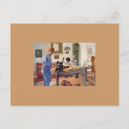 Carl Larssonワークショップ1853 ポストカード (正面)