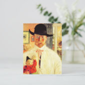 Carl Larsson自己認識 ポストカード (スタンド正面)