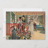 Carl Larsson -お祝いの日 カード (正面)