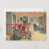 Carl Larsson -お祝いの日 カード (正面)
