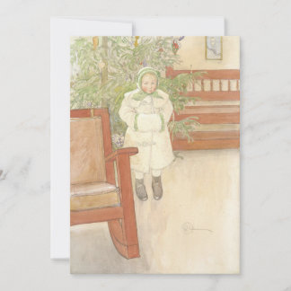 Carl Larsson – ガールとロッキングチェア 招待状