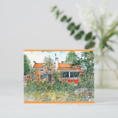 Carl Larsson:コテージはLarsson絵を描によるもの ポストカード (スタンド正面)