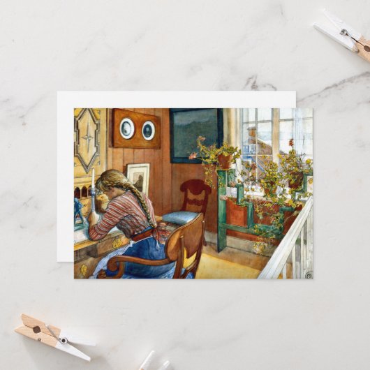 Carl Larsson – 対応 カード (正面/裏面インサイチュ)