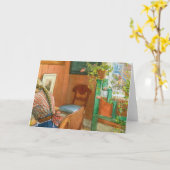 Carl Larsson – 対応 カード (黄色い花)