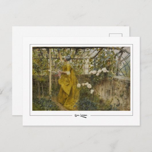 Carl Larsson #409 -ファインアートポストカード ポストカード (正面/裏面)