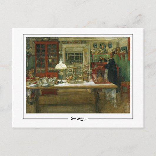 Carl Larsson #78 -ファインアートポストカード ポストカード (正面)