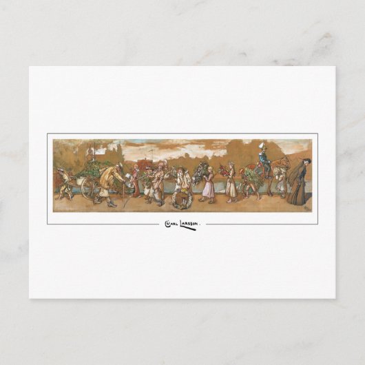 Carl Larsson #89 -ファインアートポストカード ポストカード (正面)