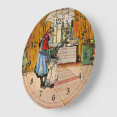 Carl Larsson art：キッチン ラージ壁時計 (傾斜)