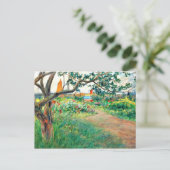 Carl Larsson art: Landscape at Marstrand ポストカード (スタンド正面)