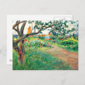 Carl Larsson art: Landscape at Marstrand ポストカード (正面/裏面)