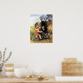 Carl Larsson artwork, Clair Obscur,  ポスター (キッチン)