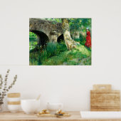 Carl Larsson - Bridge in Grez ポスター (キッチン)