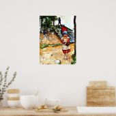 Carl Larsson. By the Cellar, ポスター (キッチン)