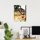 Carl Larsson. By the Cellar, ポスター (ホームオフィス)