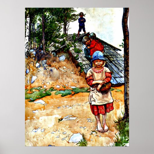 Carl Larsson. By the Cellar, ポスター (正面)