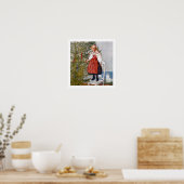 Carl Larsson Christmas Tree Poster Fine Art Print ポスター (キッチン)