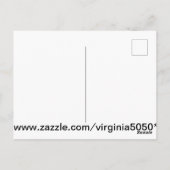 Carl Larsson - Flowers on the Windowsill ポストカード (裏面)