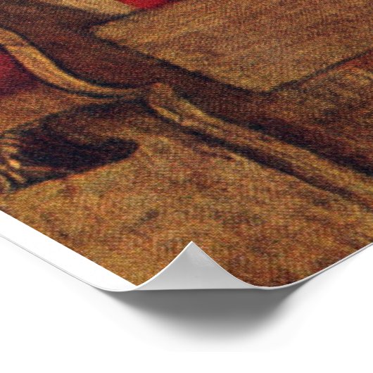 Carl Larsson Getting Ready for a Game ポスター (角)