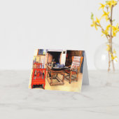 Carl Larsson - Peek-a-Boo カード (黄色い花)