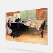 Carl Larsson's artwork, Playing Scales, アクリルサイン (傾斜)