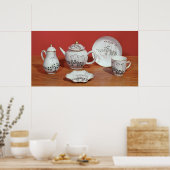 Carl Linnaeusに提供された紅茶サービス ポスター (キッチン)