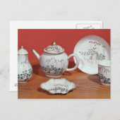 Carl Linnaeusに提供された紅茶サービス ポストカード (正面/裏面)