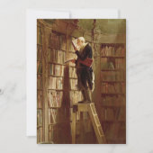 Carl Spitzweg - The Bookworm 招待状 (正面)