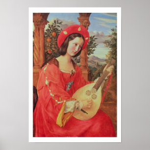 Carla Bianca von Quandt, c.1820 (キャンバス油) ポスター