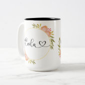 Carla's Mug 15oz (詳細オプションを参照) ツートーンマグカップ (正面左)