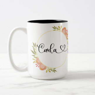 Carla's Mug 15oz (詳細オプションを参照) ツートーンマグカップ