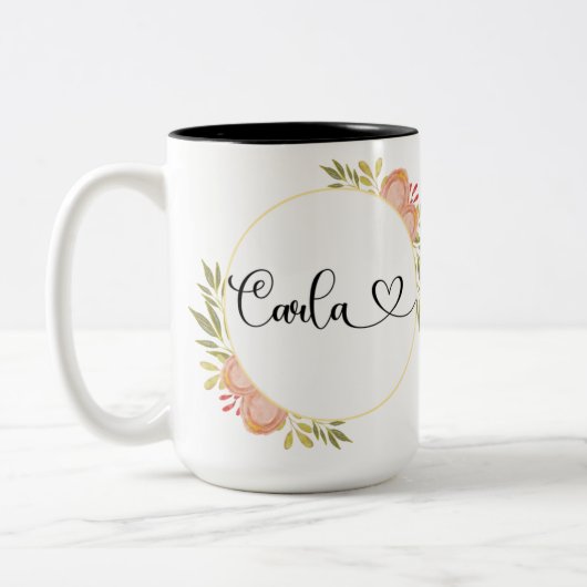 Carla's Mug 15oz (詳細オプションを参照) ツートーンマグカップ (左)