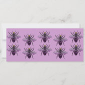 Carleighの女王バチの招待状の発表 招待状 (裏面)