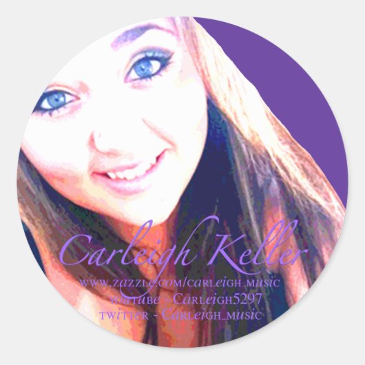 Carleigh's Krewe Photo Round Stickers ラウンドシール (正面)