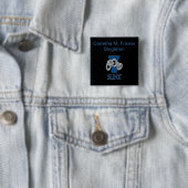 Carletha M. Frazier Singletonの名前入りの記章Pin 缶バッジ (インサイチュ)
